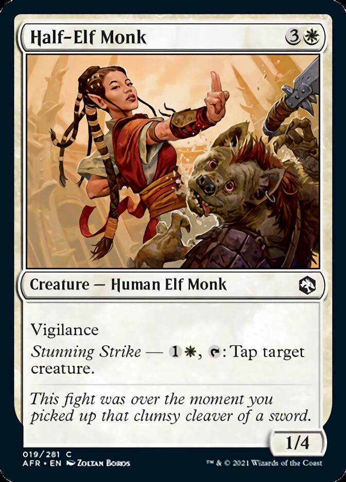 Half-Elf Monk [Dungeons & Dragons: Adventures in the Forgotten Realms] | Good Games Cannington