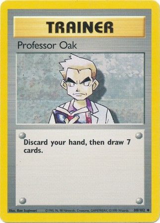 Professor Oak (88/102) [Base Set Unlimited] | Good Games Cannington