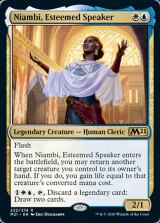 Niambi, Esteemed Speaker [Core Set 2021] | Good Games Cannington