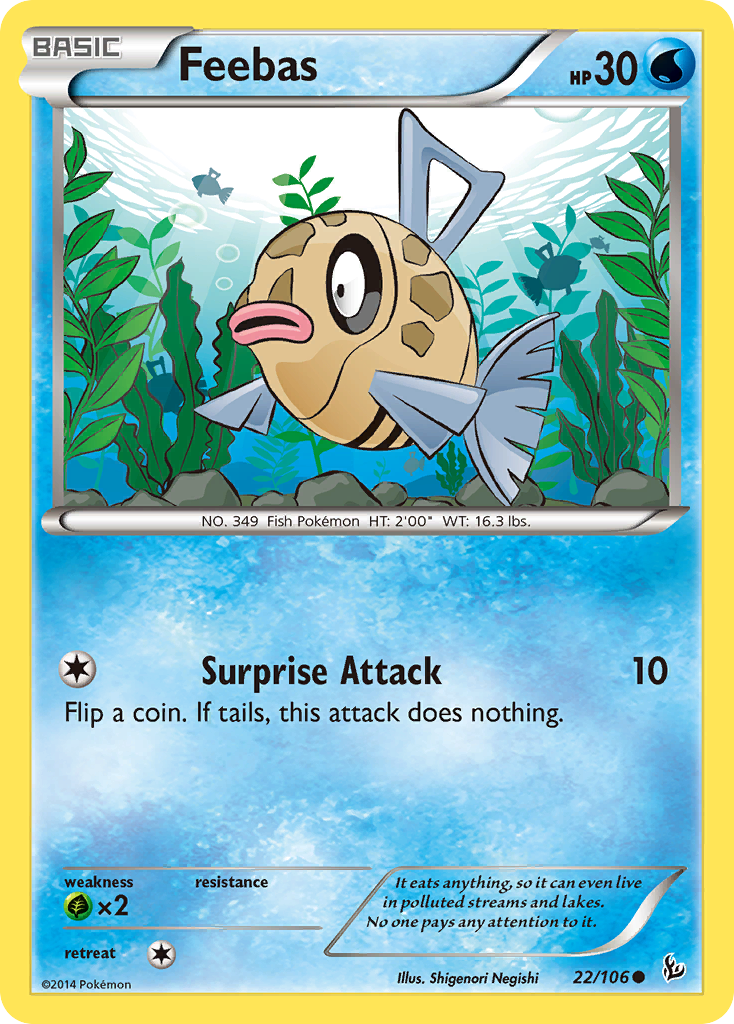 Feebas (22/106) [XY: Flashfire] | Good Games Cannington