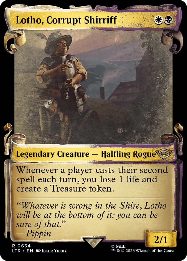 Lotho, Corrupt Shirriff [The Lord of the Rings: Tales of Middle-Earth Showcase Scrolls] | Good Games Cannington