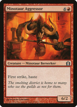 Minotaur Aggressor [Return to Ravnica] | Good Games Cannington