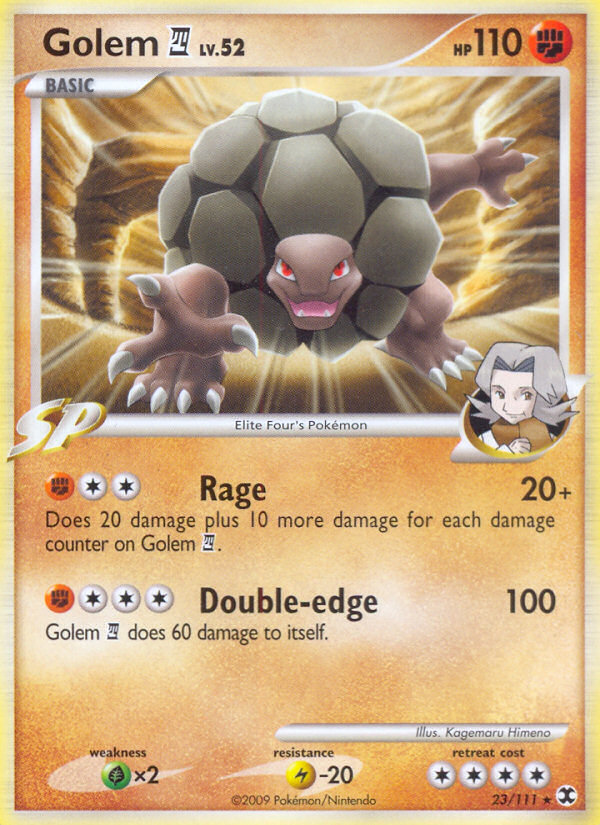 Golem (23/111) [Platinum: Rising Rivals] | Good Games Cannington