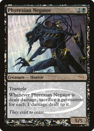 Phyrexian Negator [Judge Gift Cards 2004] | Good Games Cannington