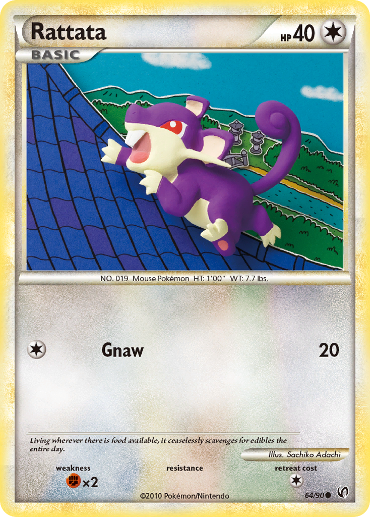 Rattata (64/90) [HeartGold & SoulSilver: Undaunted] | Good Games Cannington