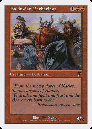 Balduvian Barbarians [Seventh Edition] | Good Games Cannington