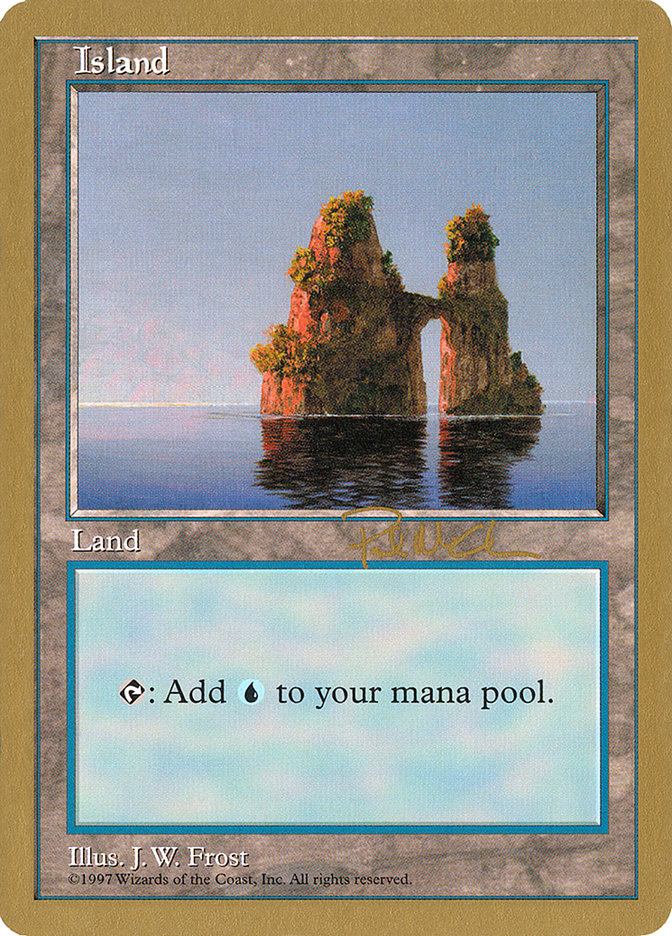 Island (pm436) (Paul McCabe) [World Championship Decks 1997] | Good Games Cannington