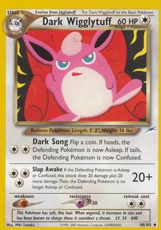 Dark Wigglytuff (40/105) [Neo Destiny Unlimited] | Good Games Cannington