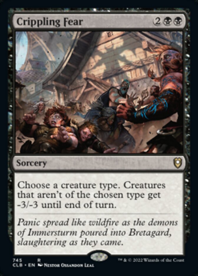 Crippling Fear [Commander Legends: Battle for Baldur's Gate] | Good Games Cannington