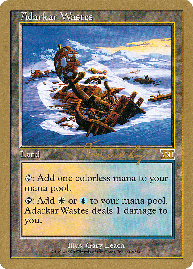 Adarkar Wastes (Tom van de Logt) [World Championship Decks 2000] | Good Games Cannington