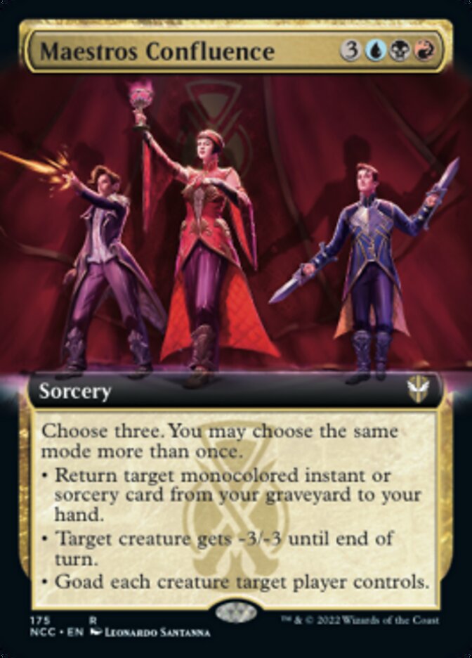 Maestros Confluence (Extended Art) [Streets of New Capenna Commander] | Good Games Cannington