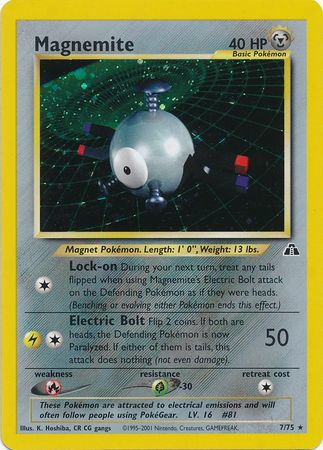 Magnemite (7/75) [Neo Discovery Unlimited] | Good Games Cannington