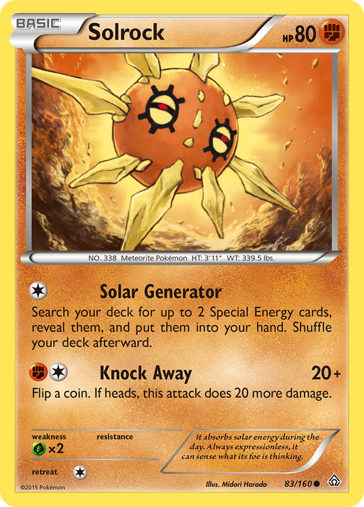 Solrock (83/160) [XY: Primal Clash] | Good Games Cannington