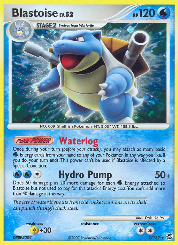 Blastoise (2/132) [Diamond & Pearl: Secret Wonders] | Good Games Cannington
