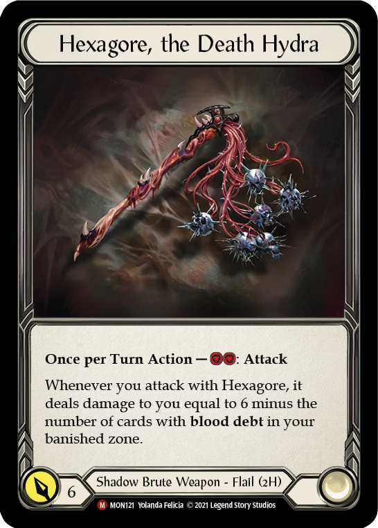 Hexagore, the Death Hydra [MON121] 1st Edition Normal | Good Games Cannington