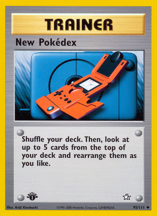 New Pokedex (95/111) [Neo Genesis 1st Edition] | Good Games Cannington