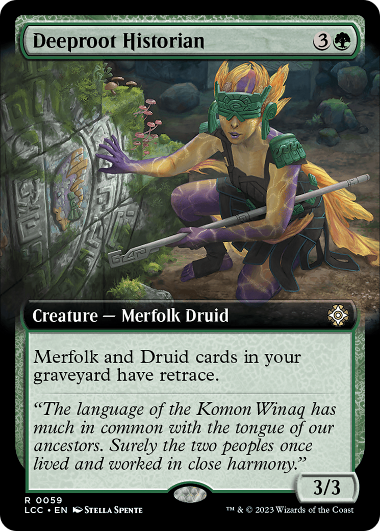 Deeproot Historian (Extended Art) [The Lost Caverns of Ixalan Commander] | Good Games Cannington