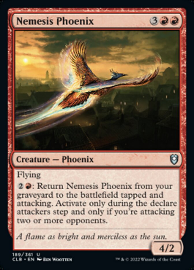 Nemesis Phoenix [Commander Legends: Battle for Baldur's Gate] | Good Games Cannington