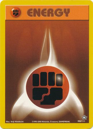 Fighting Energy (106/111) [Neo Genesis Unlimited] | Good Games Cannington