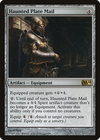 Haunted Plate Mail [Magic 2014] | Good Games Cannington