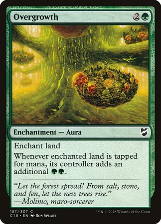 Overgrowth [Commander 2018] | Good Games Cannington