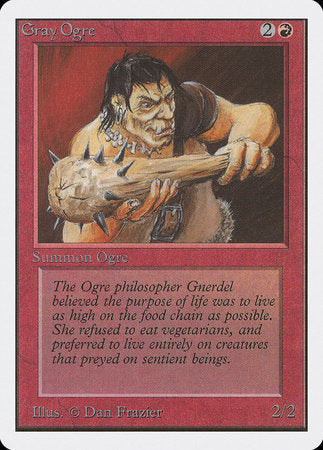 Gray Ogre [Unlimited Edition] | Good Games Cannington