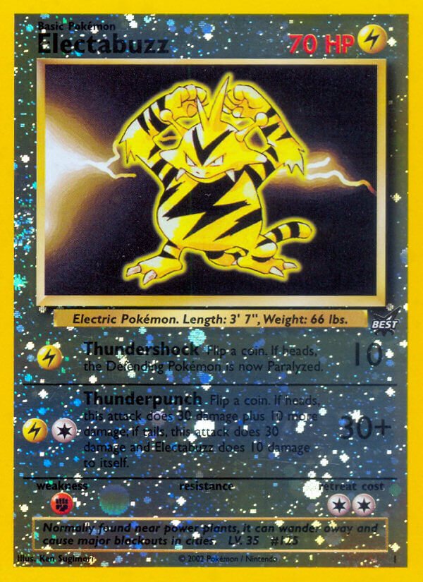Electabuzz (1) [Best of Promos] | Good Games Cannington