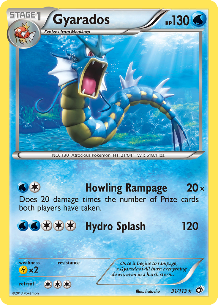 Gyarados (31/113) [Black & White: Legendary Treasures] | Good Games Cannington