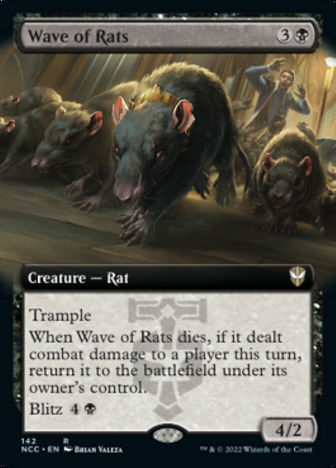 Wave of Rats (Extended Art) [Streets of New Capenna Commander] | Good Games Cannington