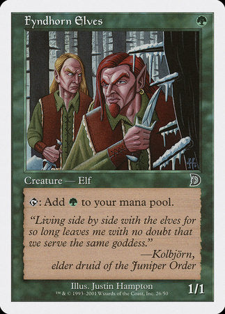 Fyndhorn Elves [Deckmasters] | Good Games Cannington