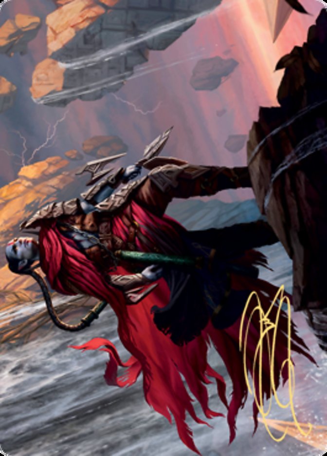 Anowon, the Ruin Thief Art Card (Gold-Stamped Signature) [Zendikar Rising Art Series] | Good Games Cannington
