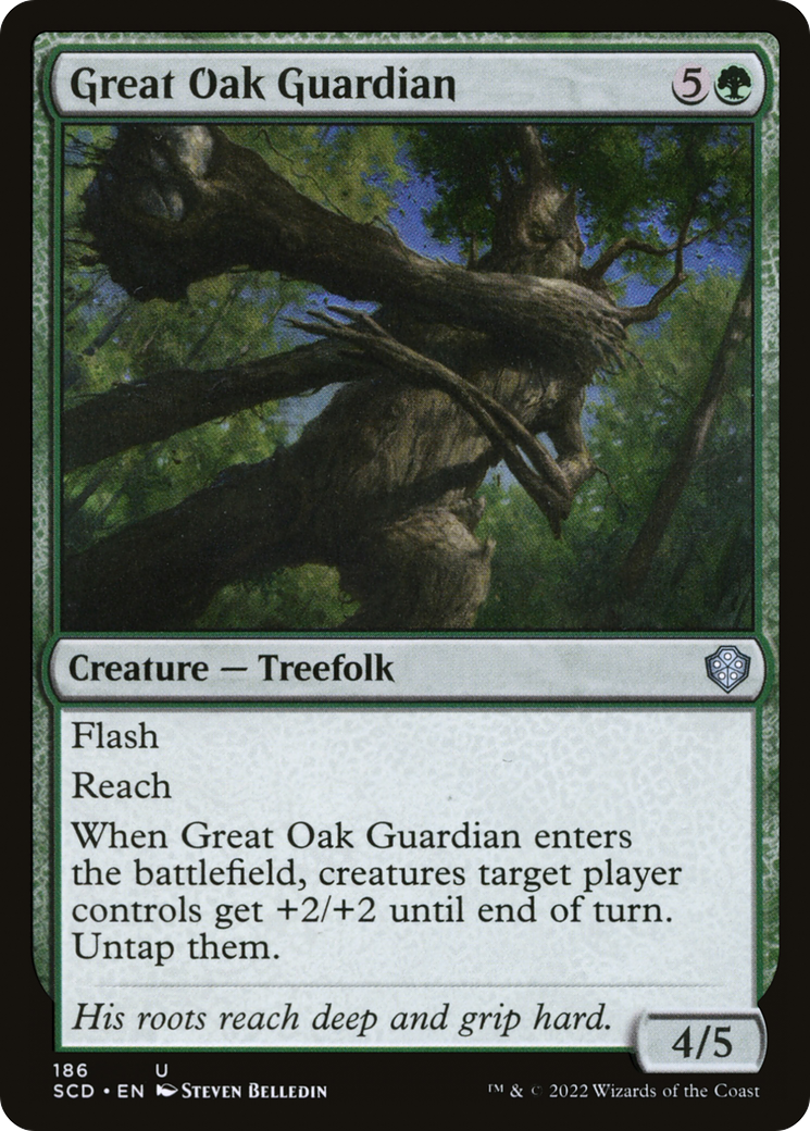 Great Oak Guardian [Starter Commander Decks] | Good Games Cannington