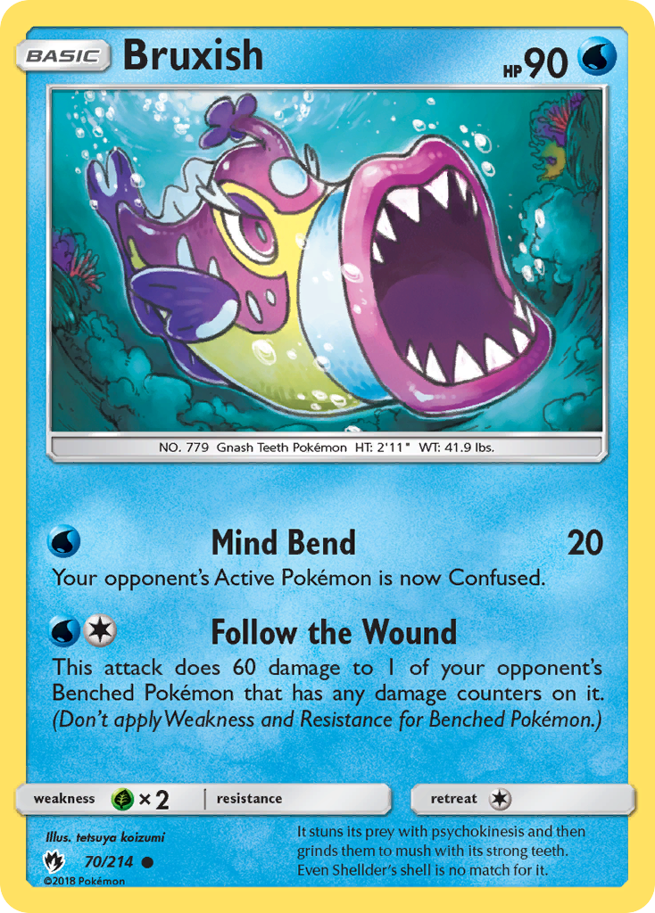 Bruxish (70/214) [Sun & Moon: Lost Thunder] | Good Games Cannington