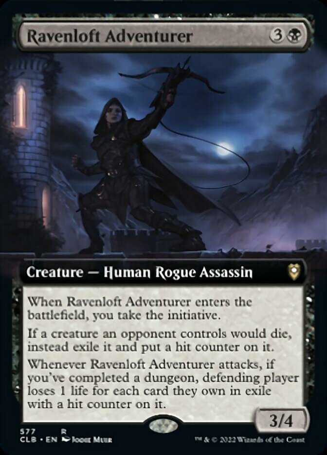 Ravenloft Adventurer (Extended Art) [Commander Legends: Battle for Baldur's Gate] | Good Games Cannington
