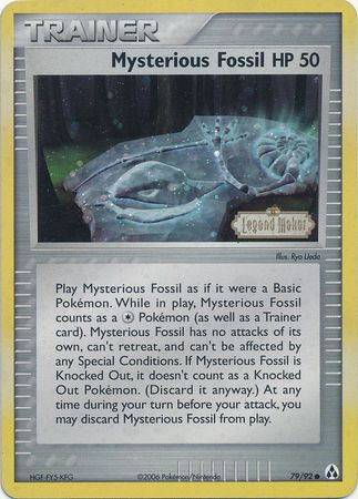 Mysterious Fossil (79/92) (Stamped) [EX: Legend Maker] | Good Games Cannington