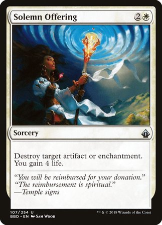 Solemn Offering [Battlebond] | Good Games Cannington