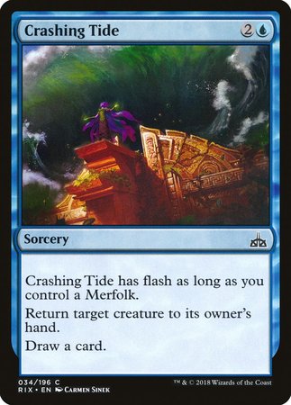 Crashing Tide [Rivals of Ixalan] | Good Games Cannington