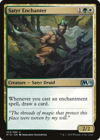 Satyr Enchanter [Core Set 2019] | Good Games Cannington
