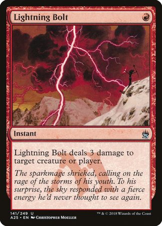 Lightning Bolt [Masters 25] | Good Games Cannington