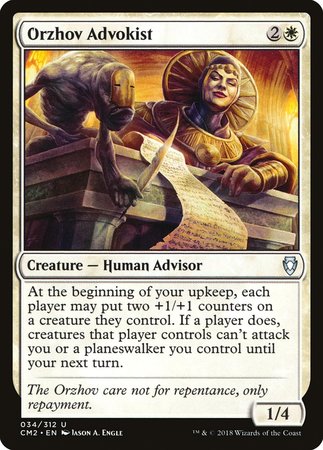 Orzhov Advokist [Commander Anthology Volume II] | Good Games Cannington