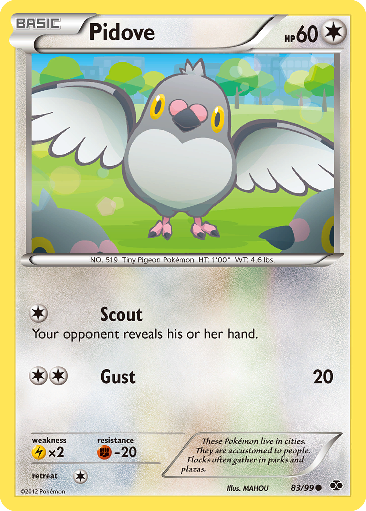 Pidove (83/99) [Black & White: Next Destinies] | Good Games Cannington