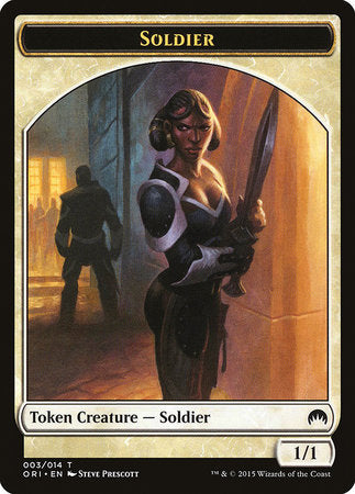 Soldier Token [Magic Origins Tokens] | Good Games Cannington