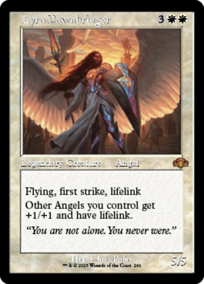Lyra Dawnbringer (Retro) [Dominaria Remastered] | Good Games Cannington