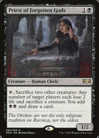 Priest of Forgotten Gods [Ravnica Allegiance] | Good Games Cannington