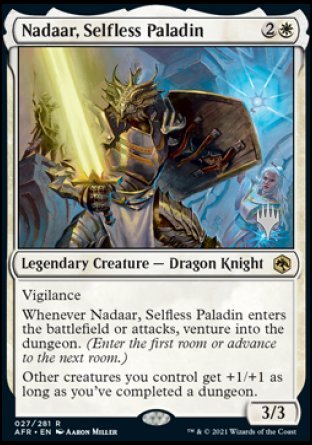 Nadaar, Selfless Paladin (Promo Pack) [Dungeons & Dragons: Adventures in the Forgotten Realms Promos] | Good Games Cannington