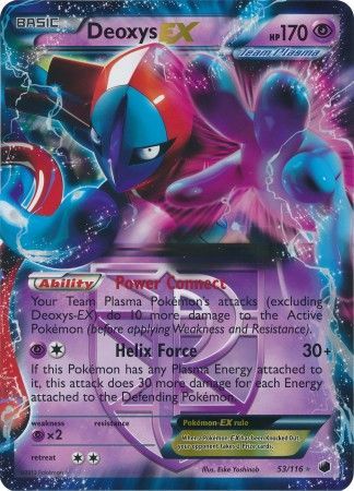 Deoxys EX (53/116) (Jumbo Card) [Black & White: Plasma Freeze] | Good Games Cannington