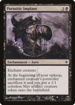 Parasitic Implant [New Phyrexia] | Good Games Cannington