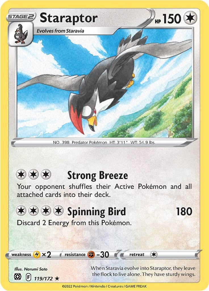 Staraptor (119/172) [Sword & Shield: Brilliant Stars] | Good Games Cannington