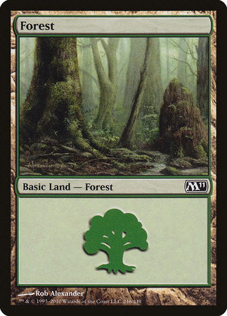 Forest (246) [Magic 2011] | Good Games Cannington