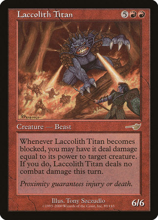 Laccolith Titan [Nemesis] | Good Games Cannington